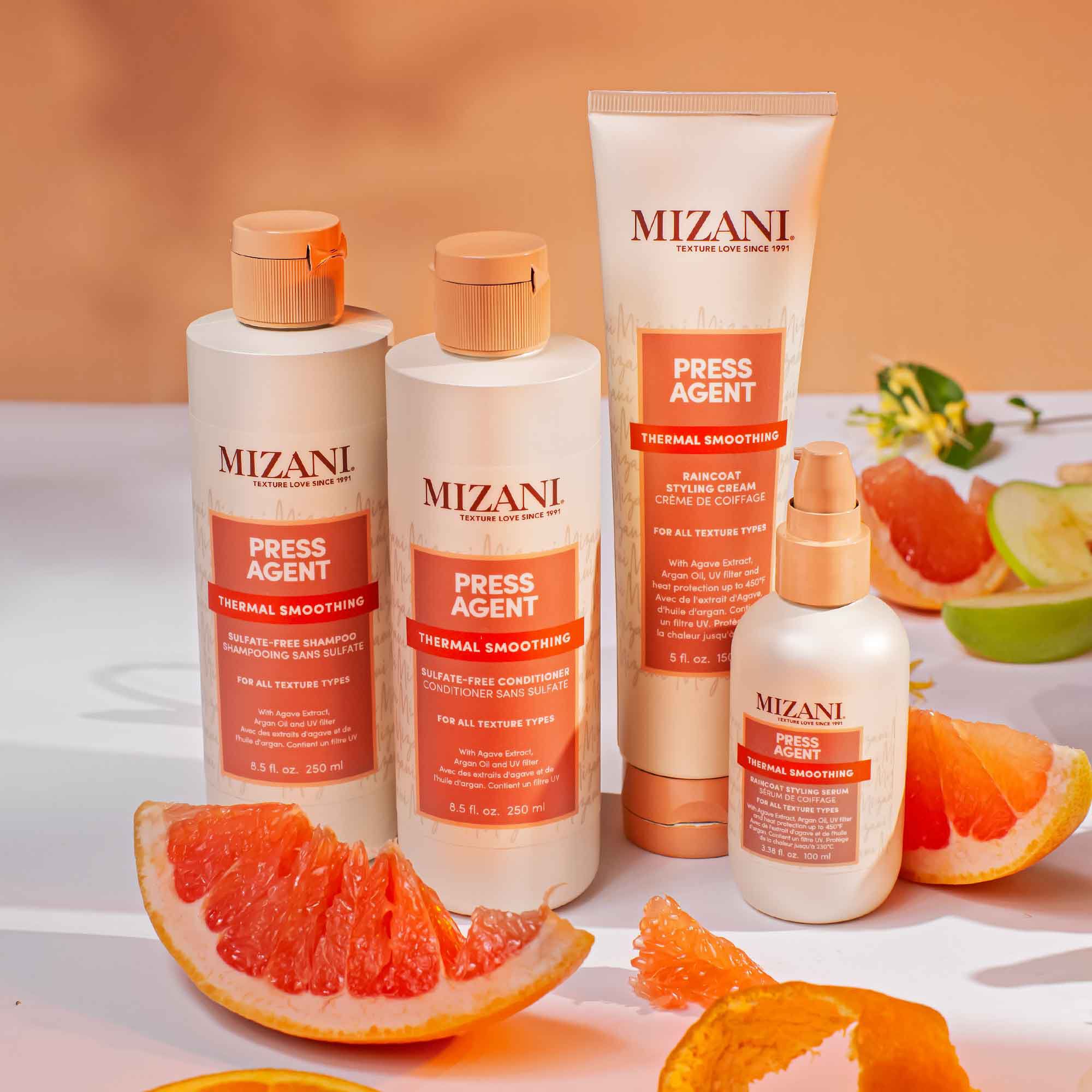Press Agent Thermal Smoothing Raincoat Styling Cream | Mizani