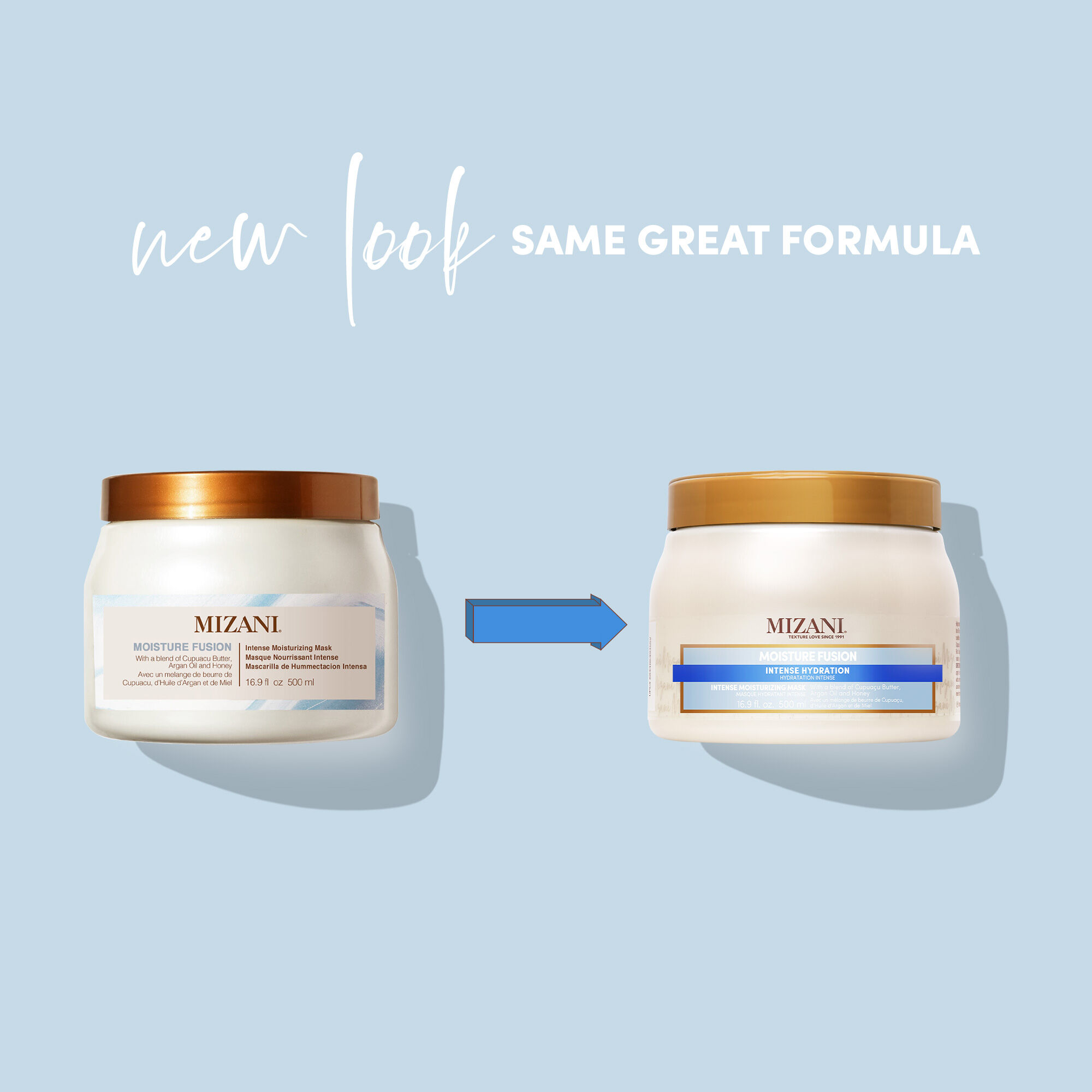 Moisture Fusion Mask | Hydrating Hair Mask | 16.9oz | Mizani