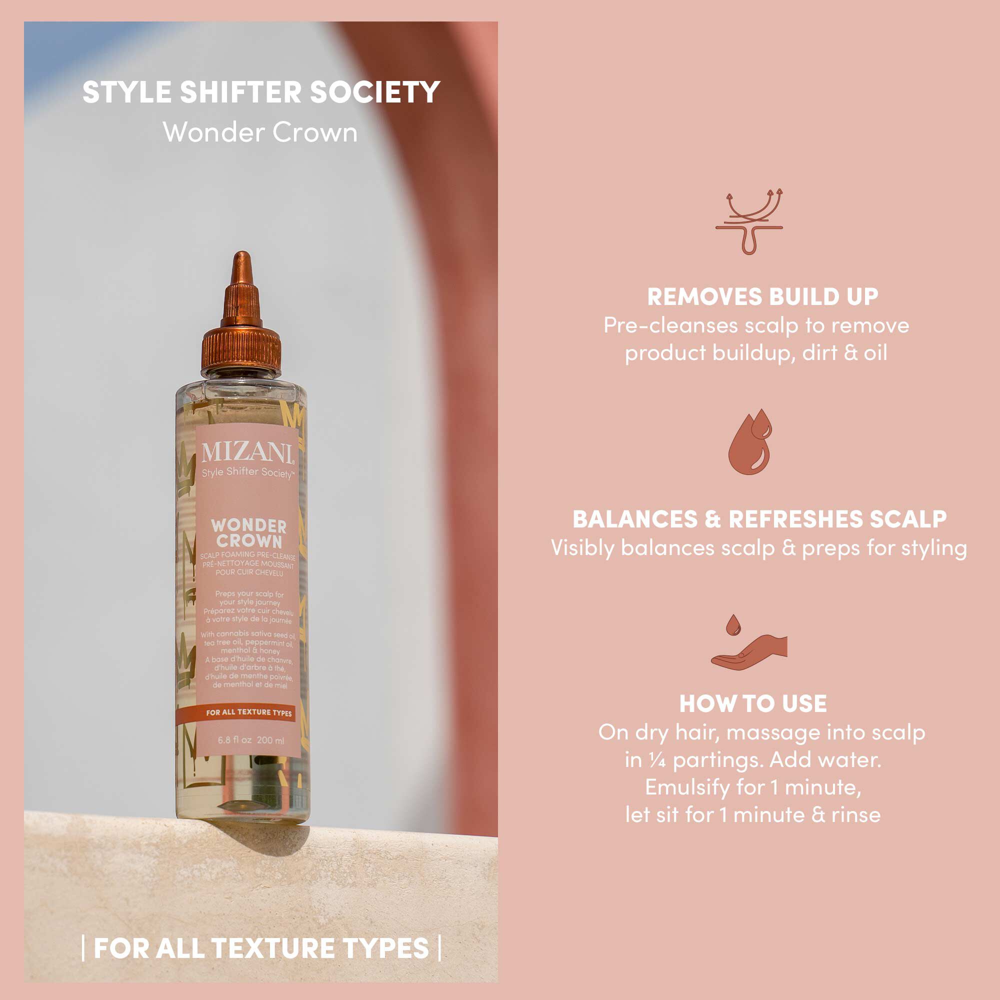 Style Shifter Wonder Crown | Scalp Pre-Cleanse, Pre-poo | 6.8oz