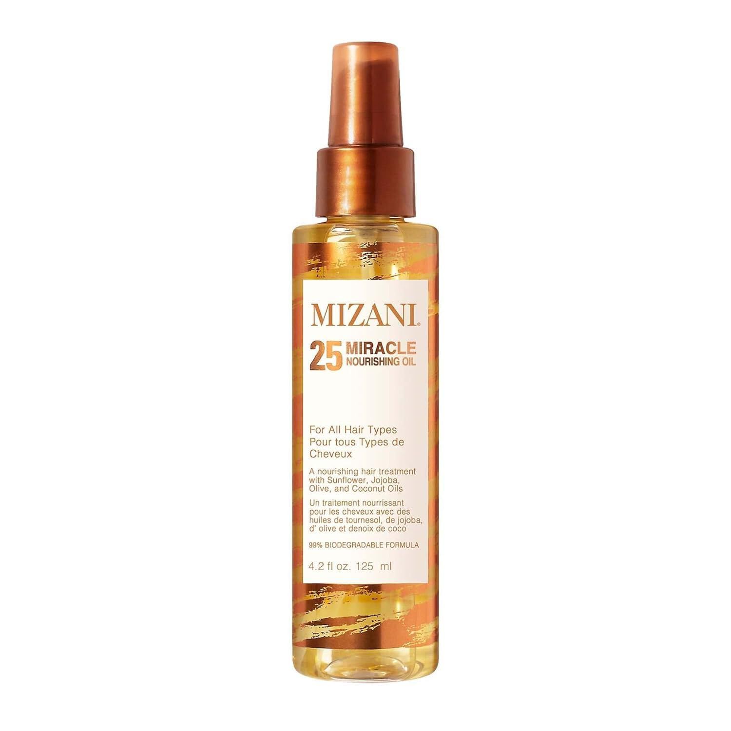 25 Miracle Oil | Daily Hydrating Hair Oil | 4.1oz | Mizani