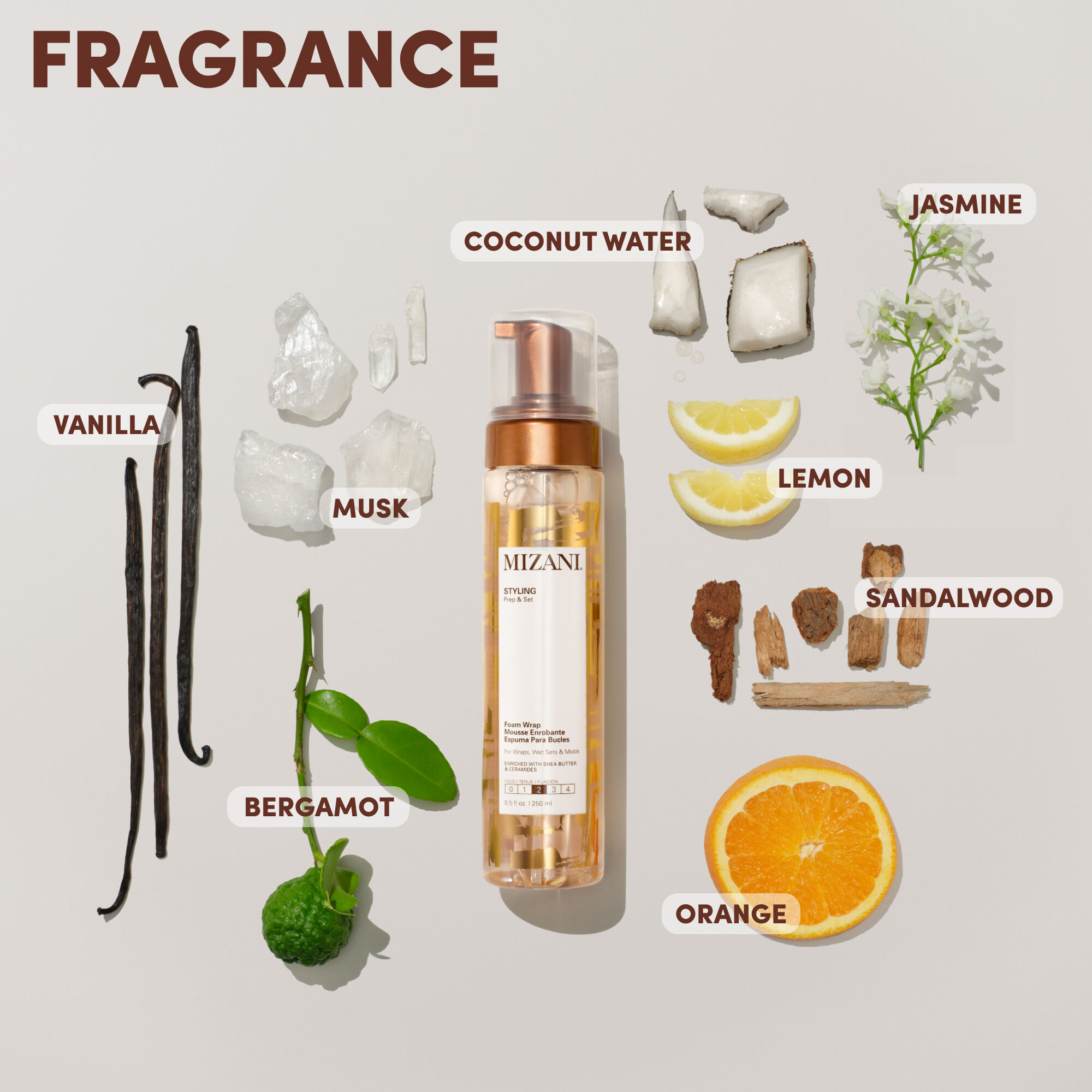 トリートメント mion Styling Foam Wrap | Hydrating Styling Foam | 8.5oz | Mizani